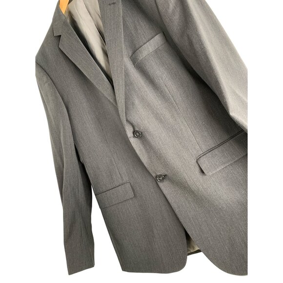 Joe Joseph Abboud Charcoal Wool Blend Mens Suit Seperate Jacket 42R 8904 EUC - Picture 2 of 9